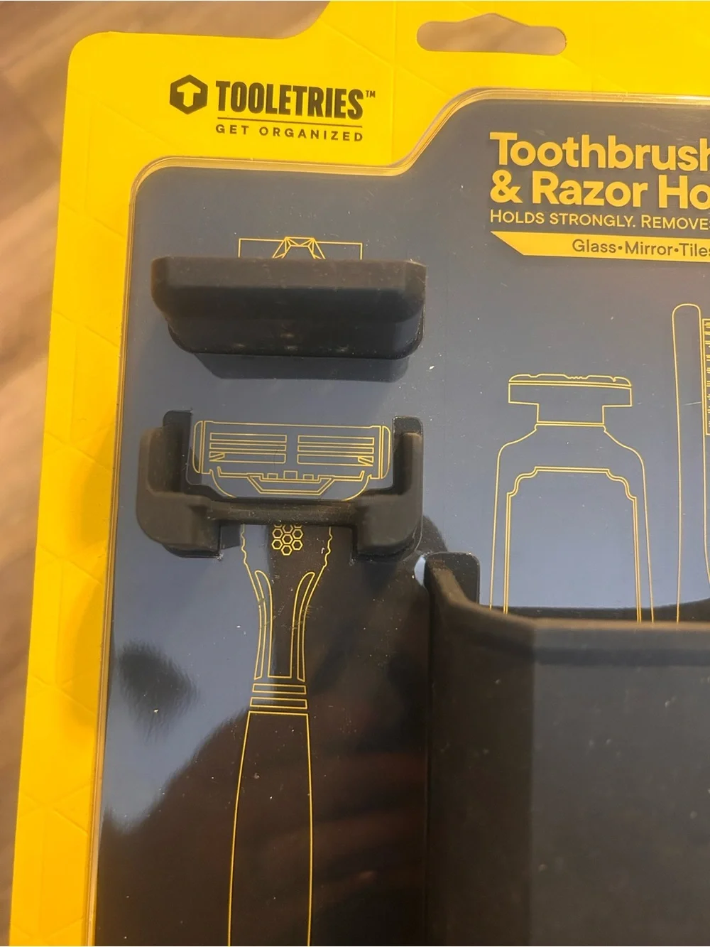 Tooletries black toothbrush